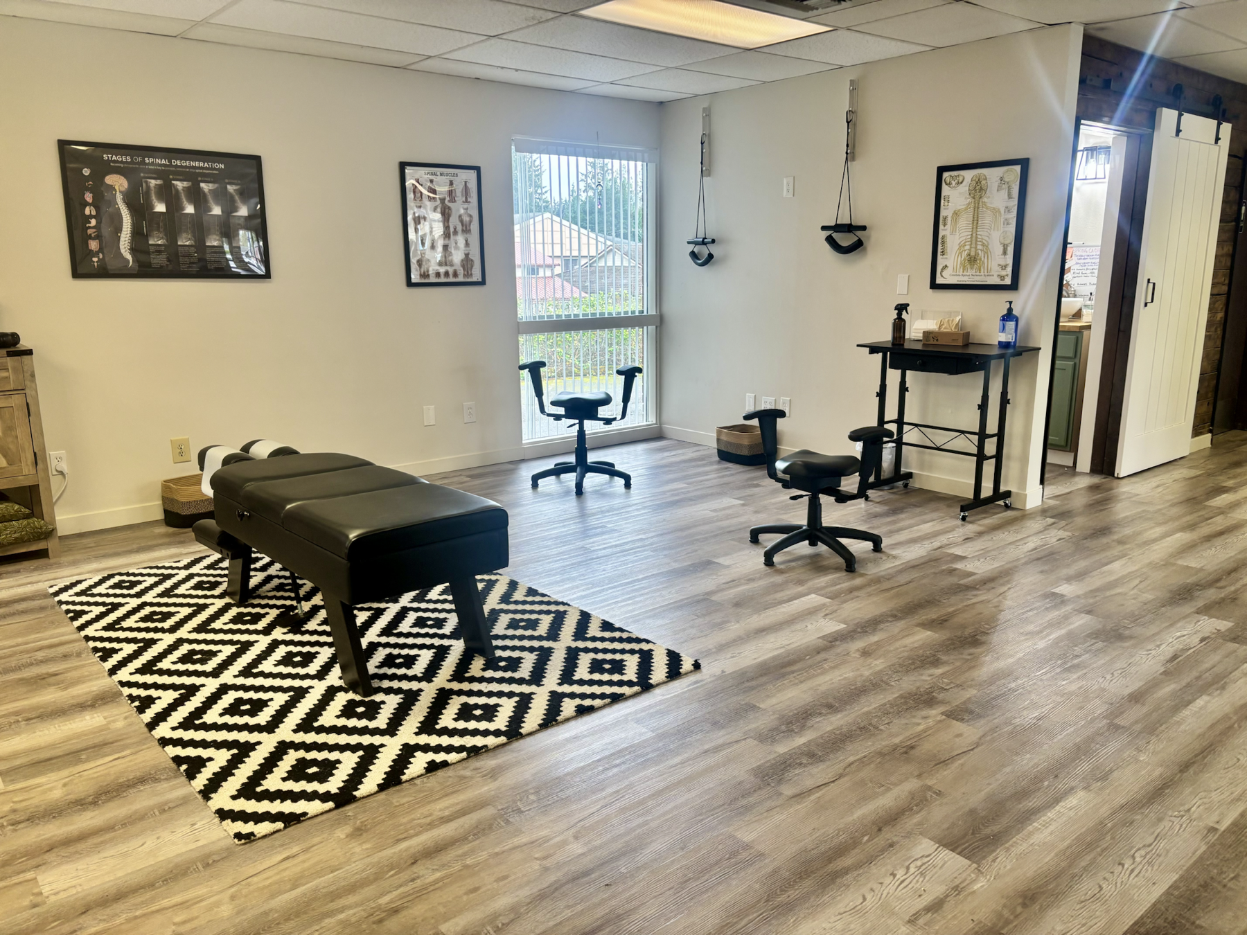 True Health Chiropractic adjustment room
