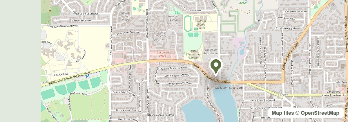 Map preview for the Lakewood clinic