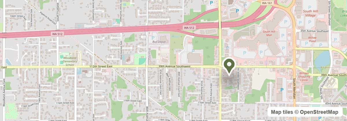 Map preview for the Puyallup clinic