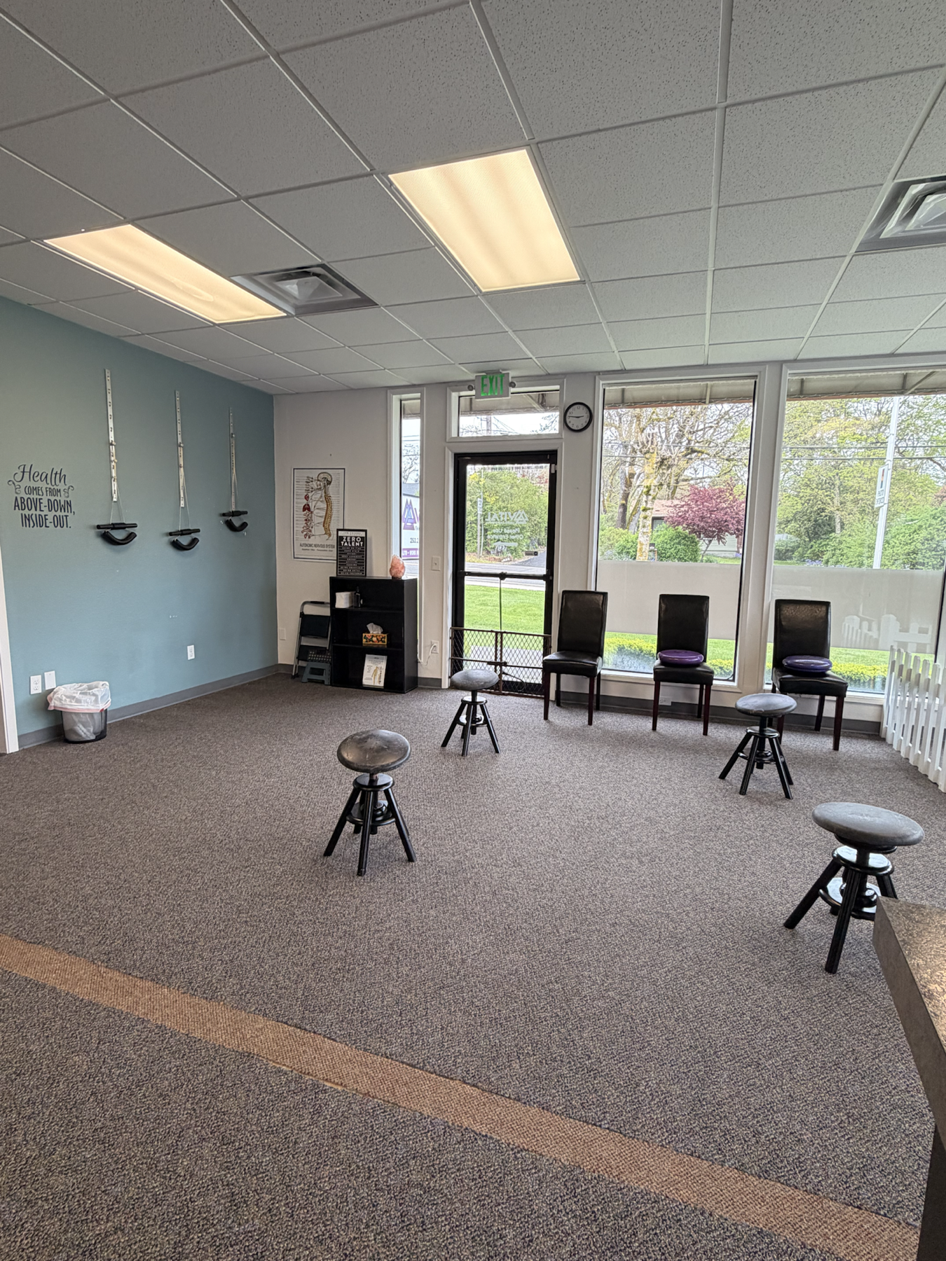Open treatment area at True Health Chiropractic