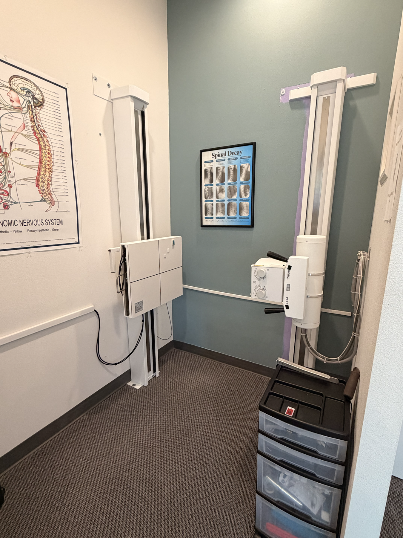 X-ray room at True Health Chiropractic